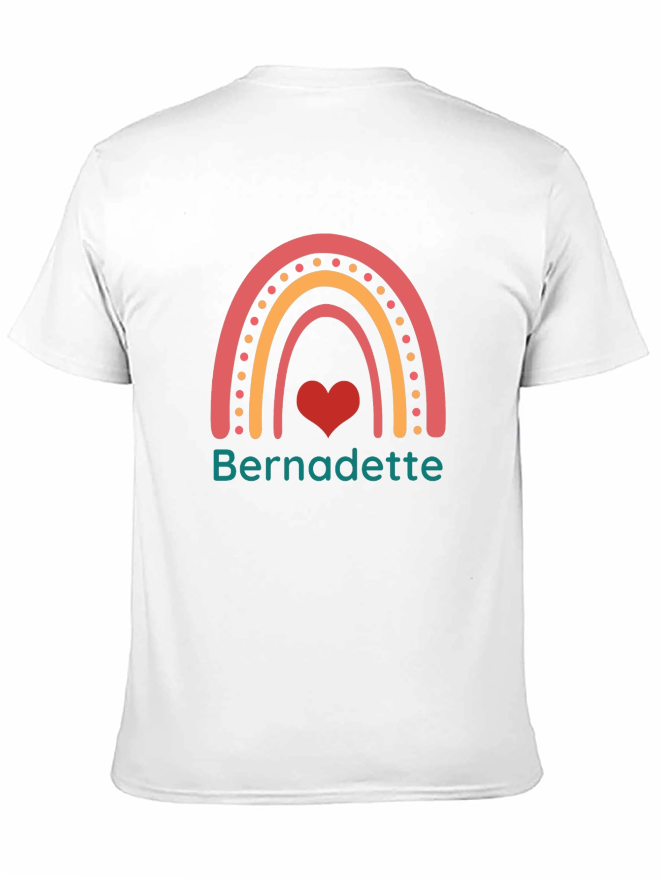 Bernadette Rainbow Heart T-Shirt