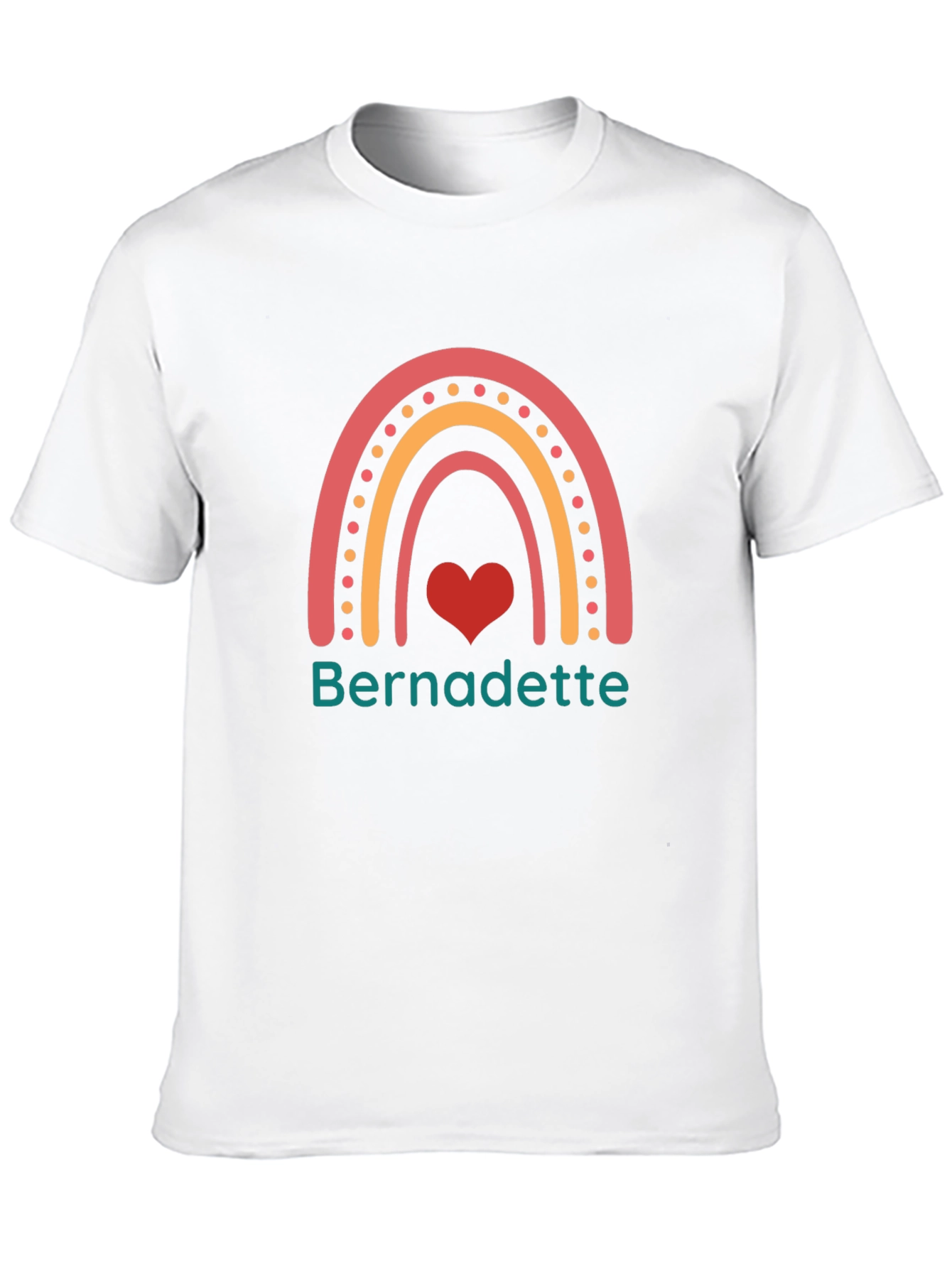 Bernadette Rainbow Heart T-Shirt