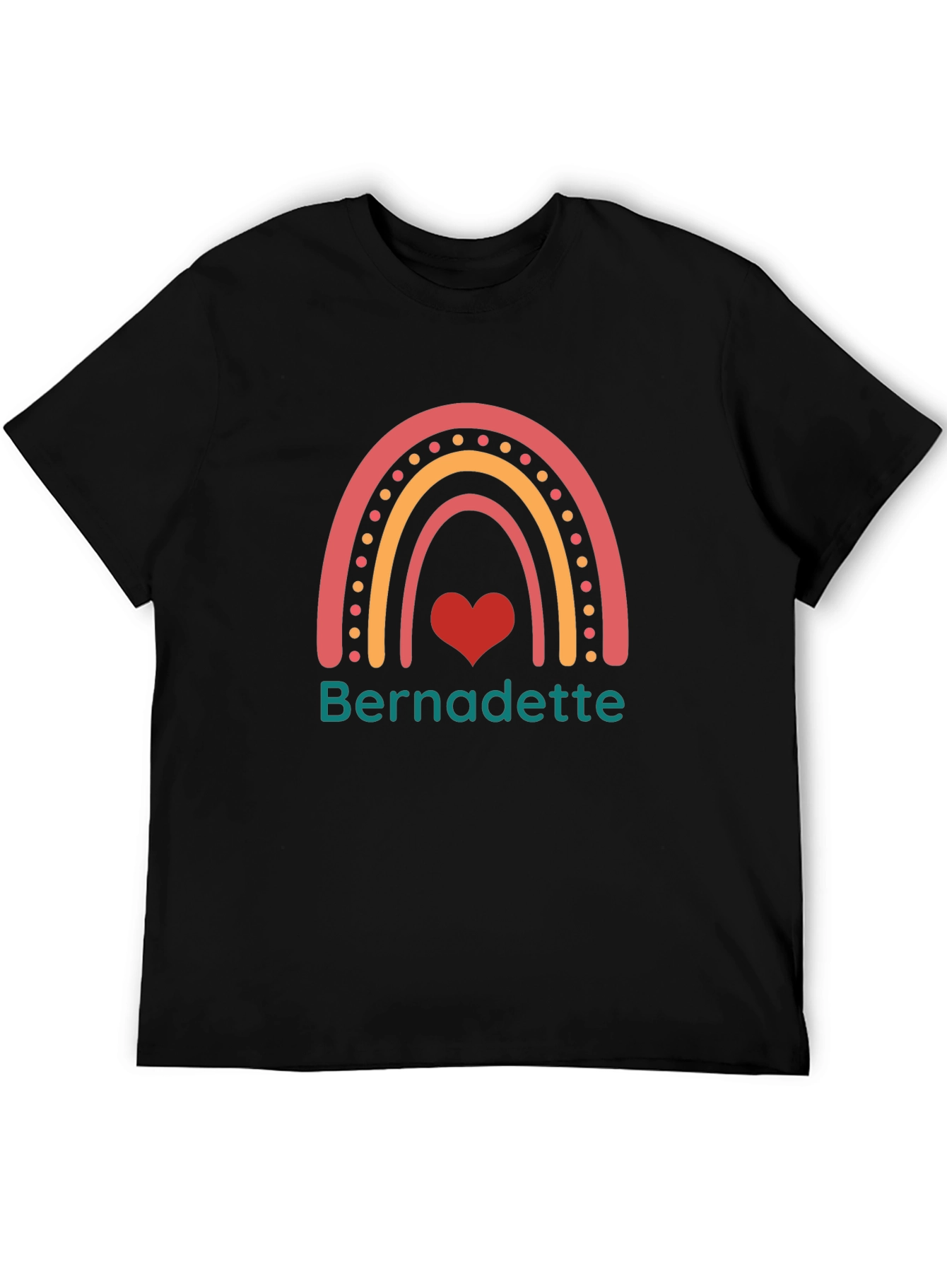 Bernadette Rainbow Heart T-Shirt