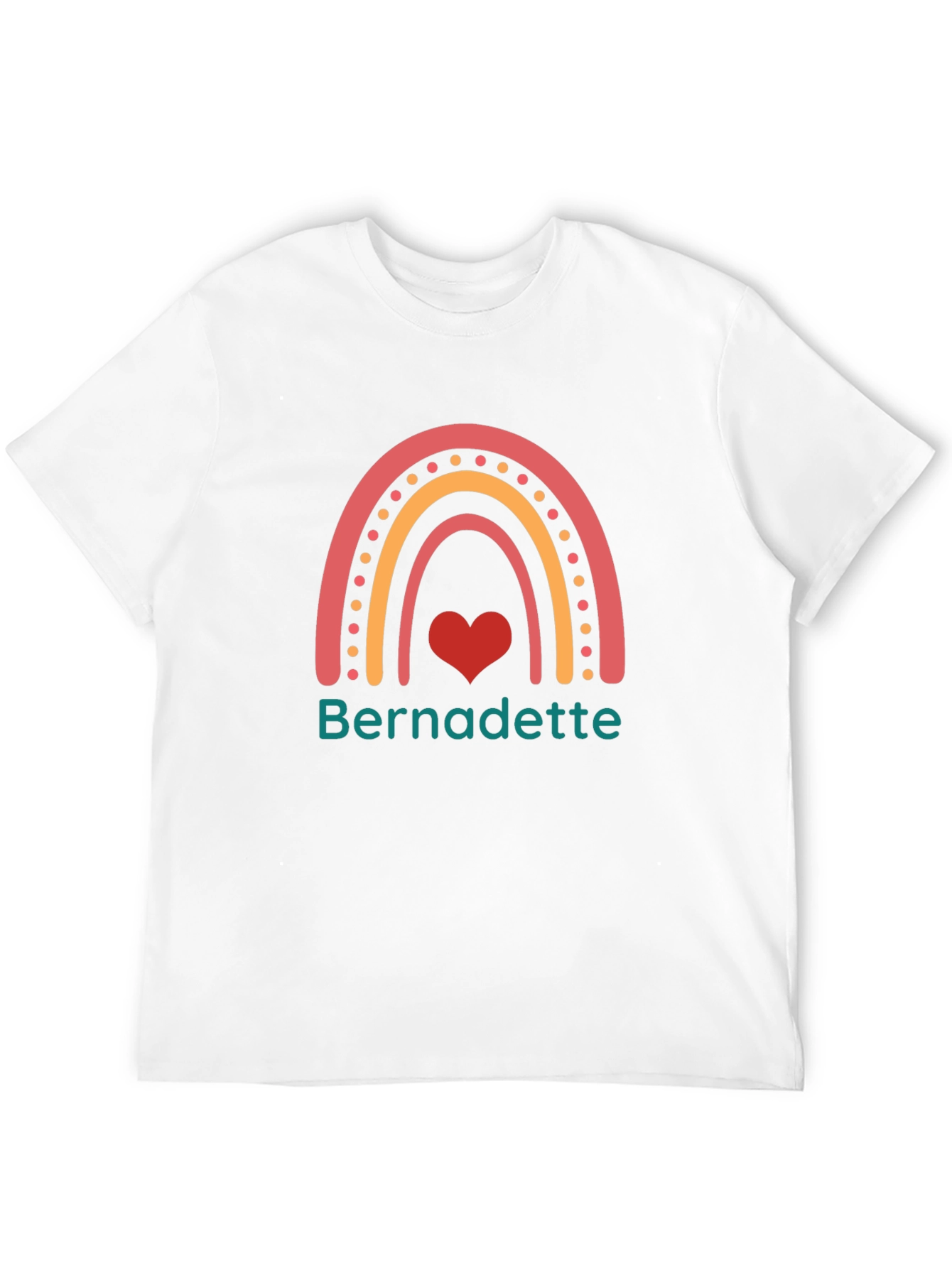 Bernadette Rainbow Heart T-Shirt