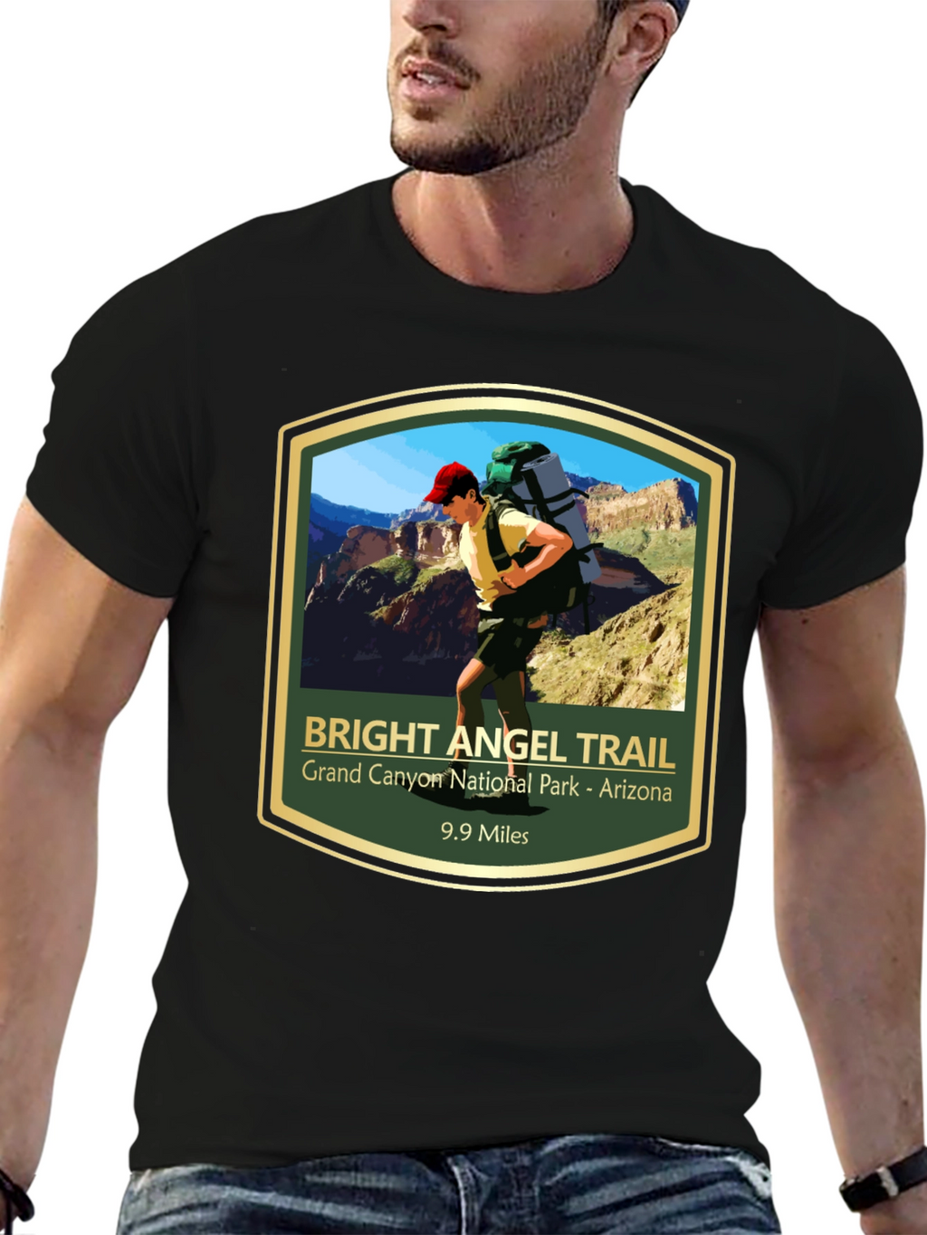 Bright Angel Trail T-Shirt - Grand Canyon Hike