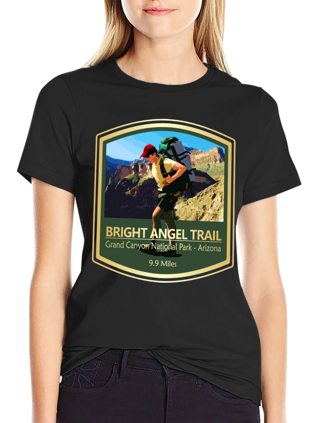 Bright Angel Trail T-Shirt - Grand Canyon Hike