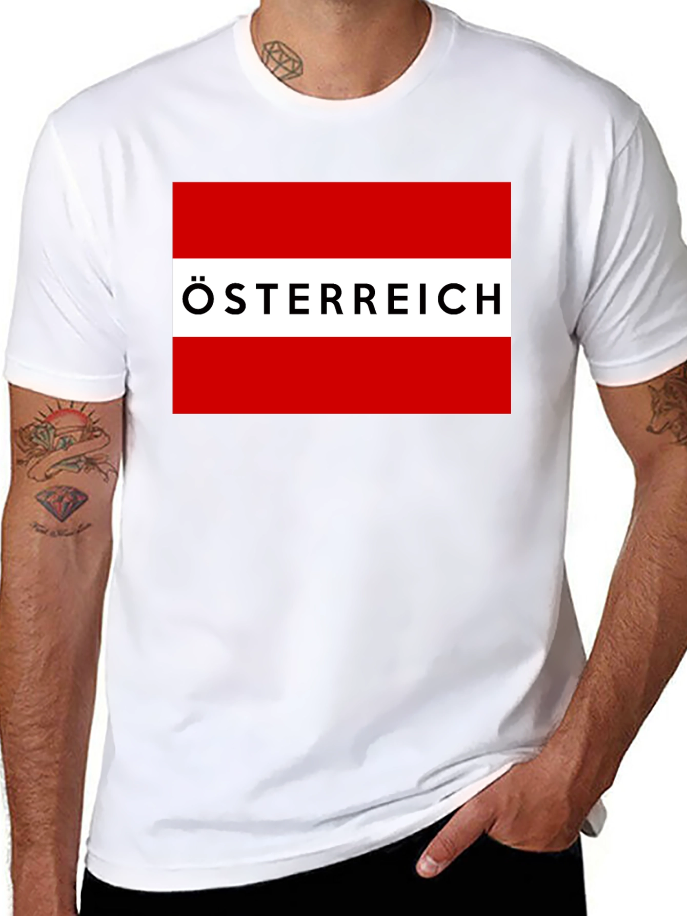 Austria Flag T-Shirt - Österreich Pride