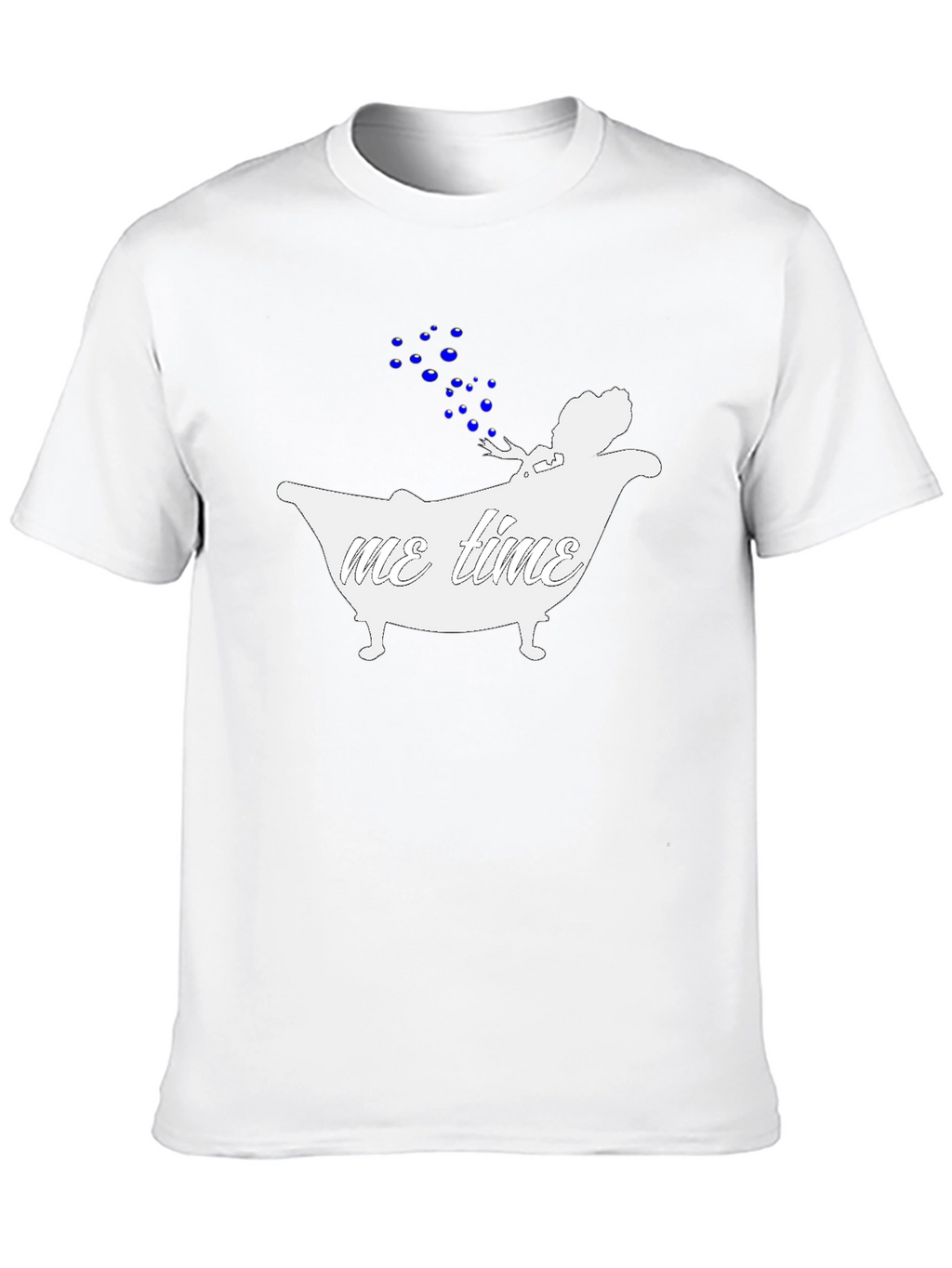 Relaxing Me Time Black Cotton T-Shirt
