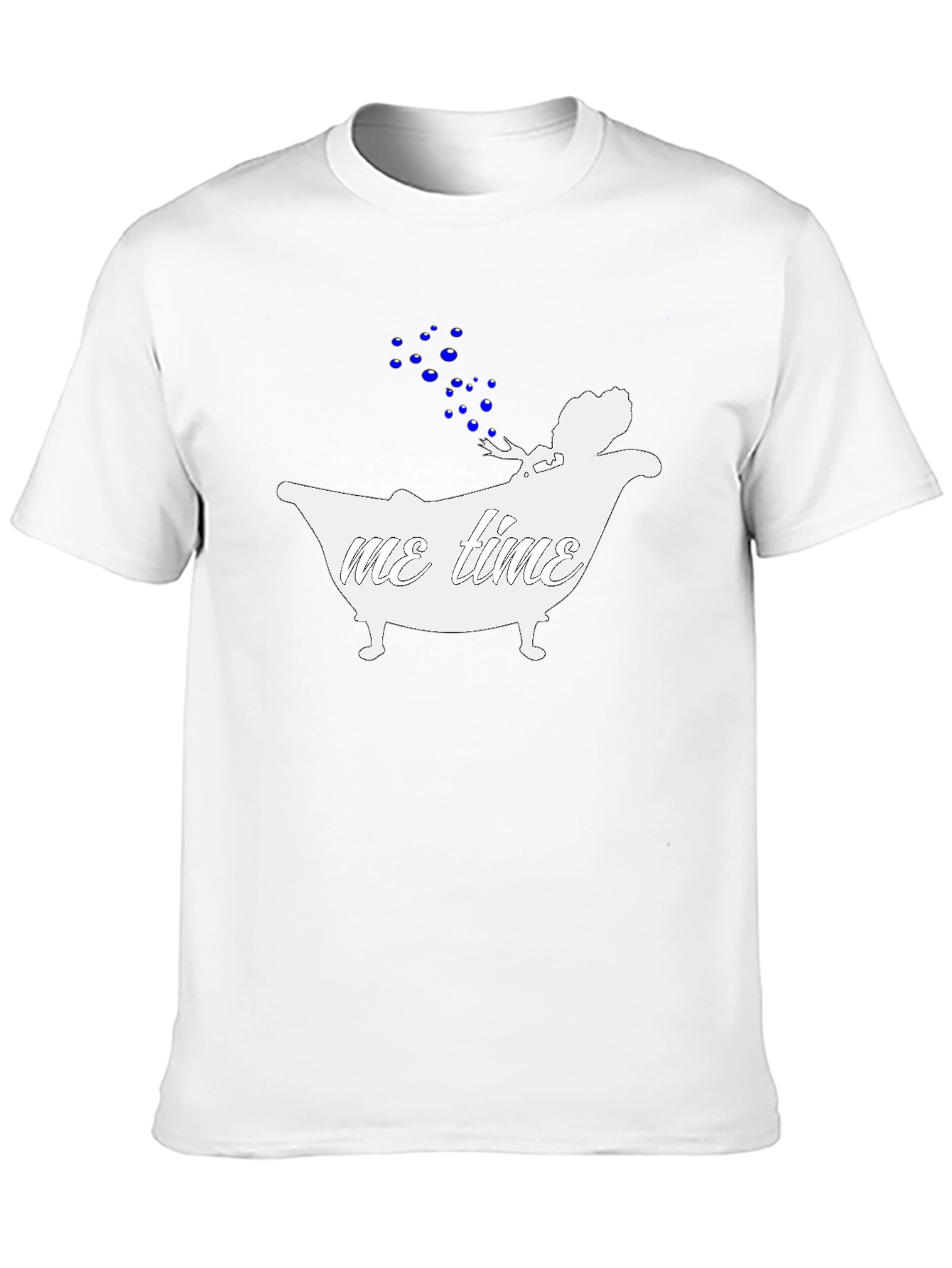 Relaxing Me Time Black Cotton T-Shirt