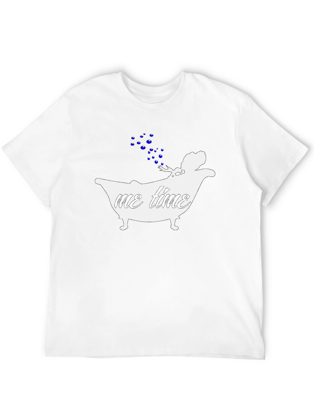 Relaxing Me Time Black Cotton T-Shirt
