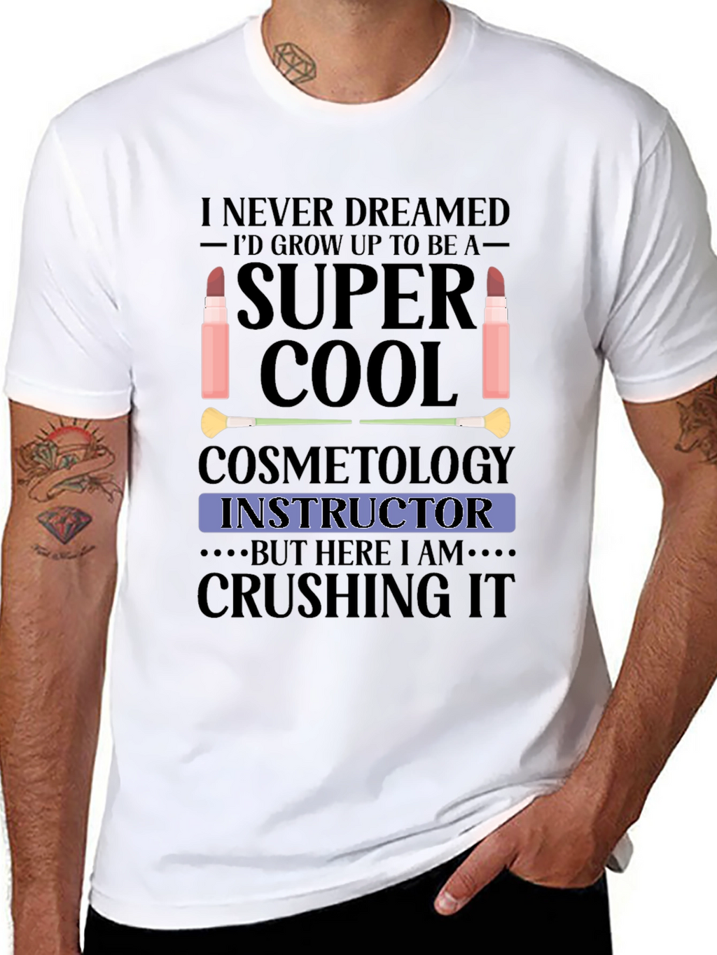 Cosmetology Instructor T-Shirt - Super Cool Graphic Tee
