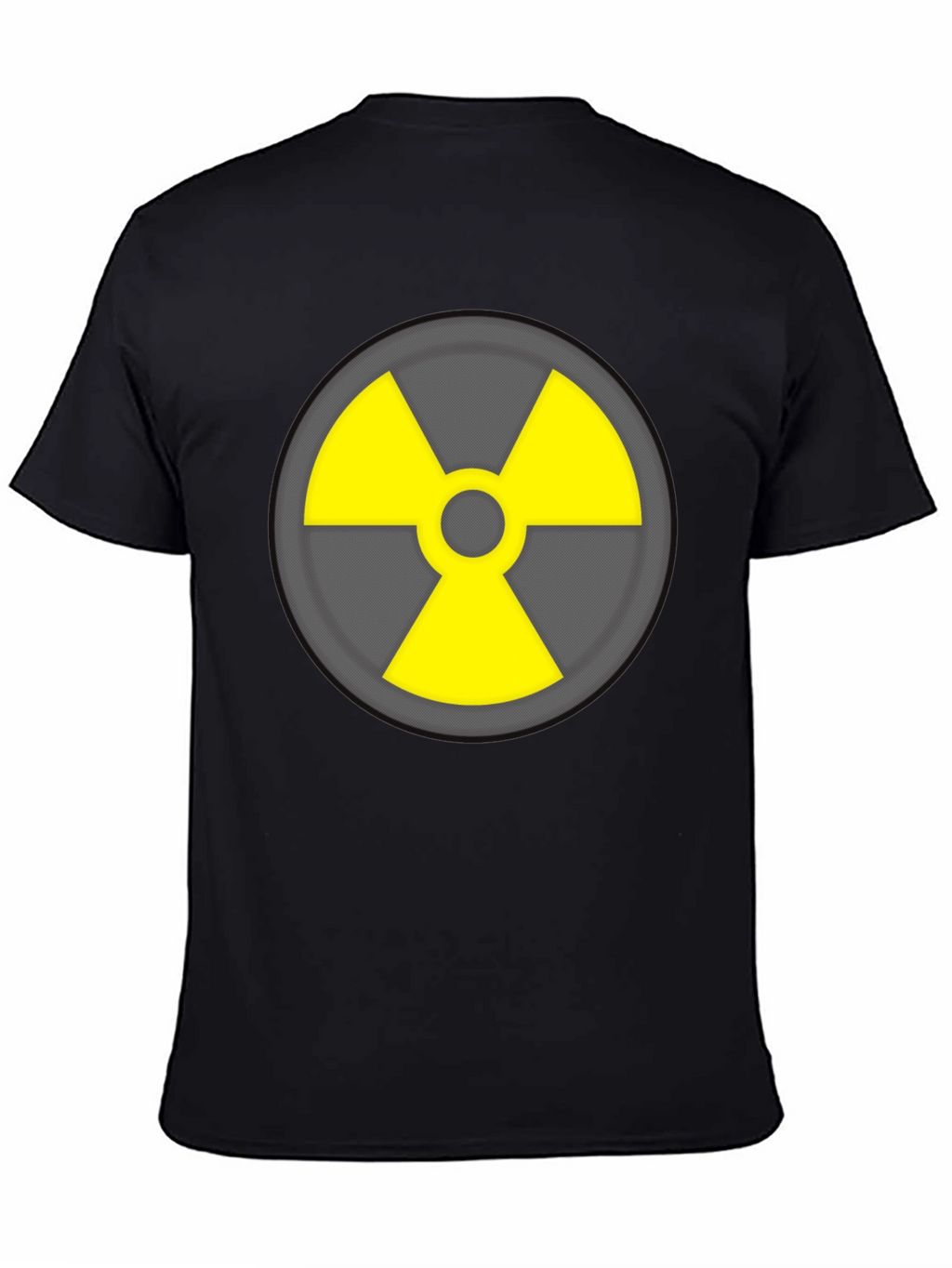 Radioactive Symbol T-Shirt - Black Cotton Blend