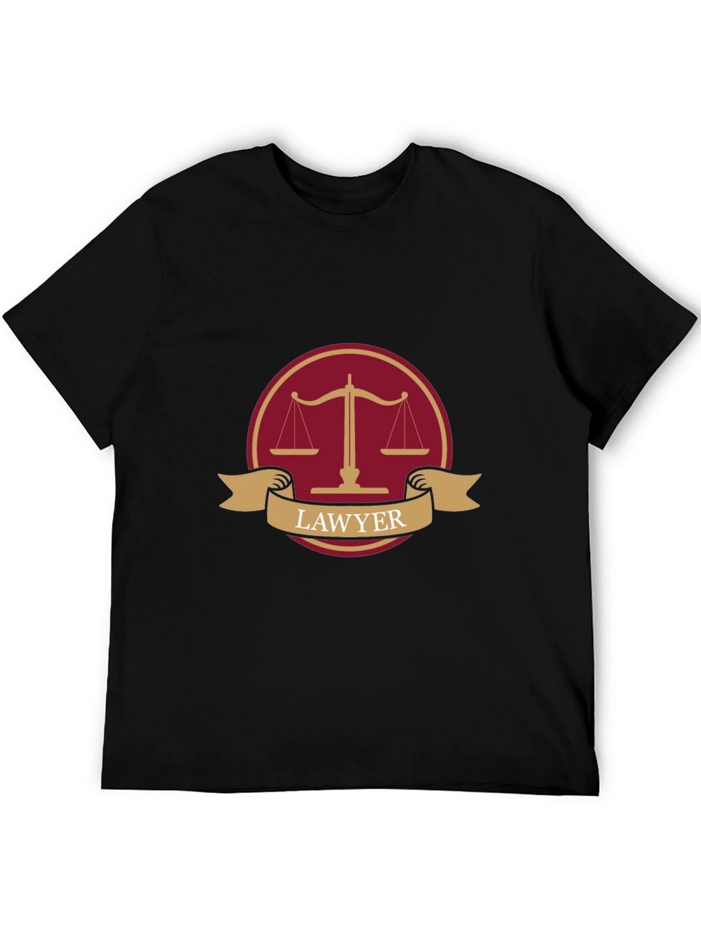Lawyer Scales of Justice Graphic T-Shirt