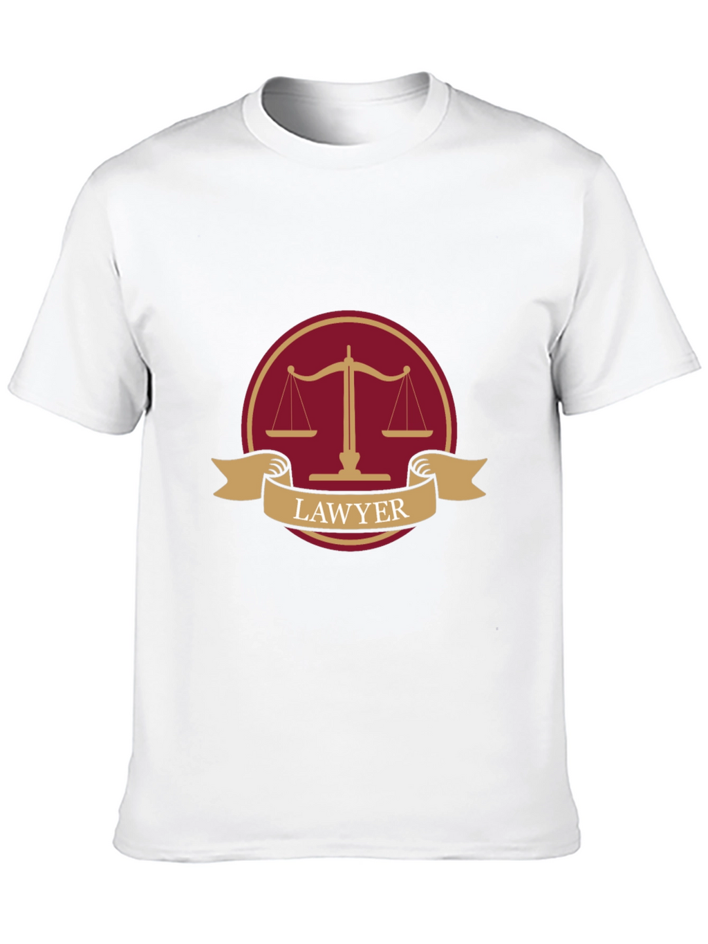 Lawyer Scales of Justice Graphic T-Shirt