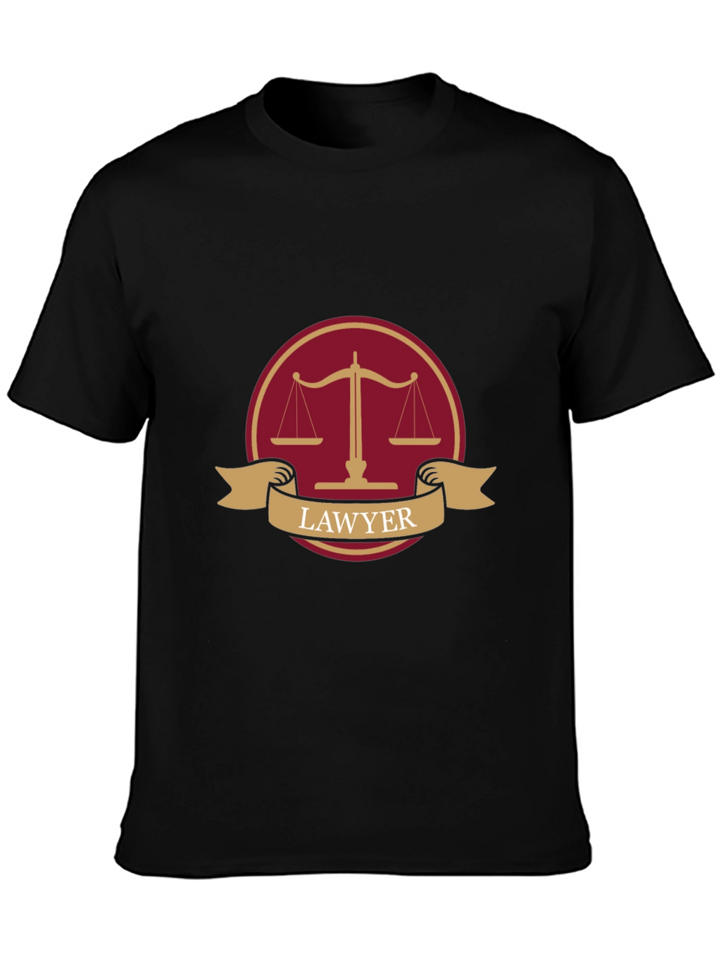 Lawyer Scales of Justice Graphic T-Shirt