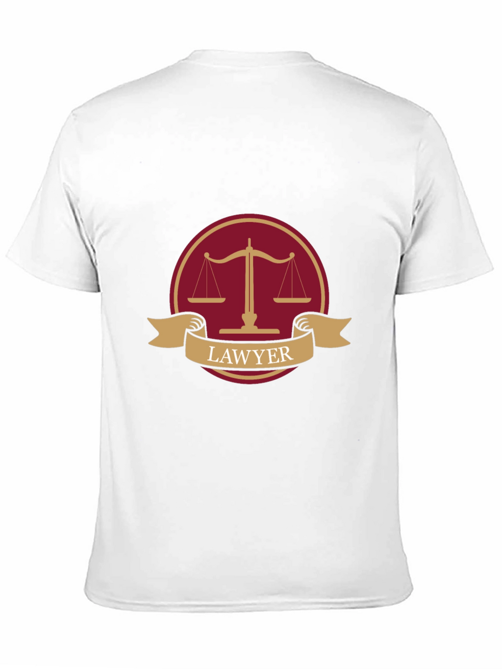 Lawyer Scales of Justice Graphic T-Shirt