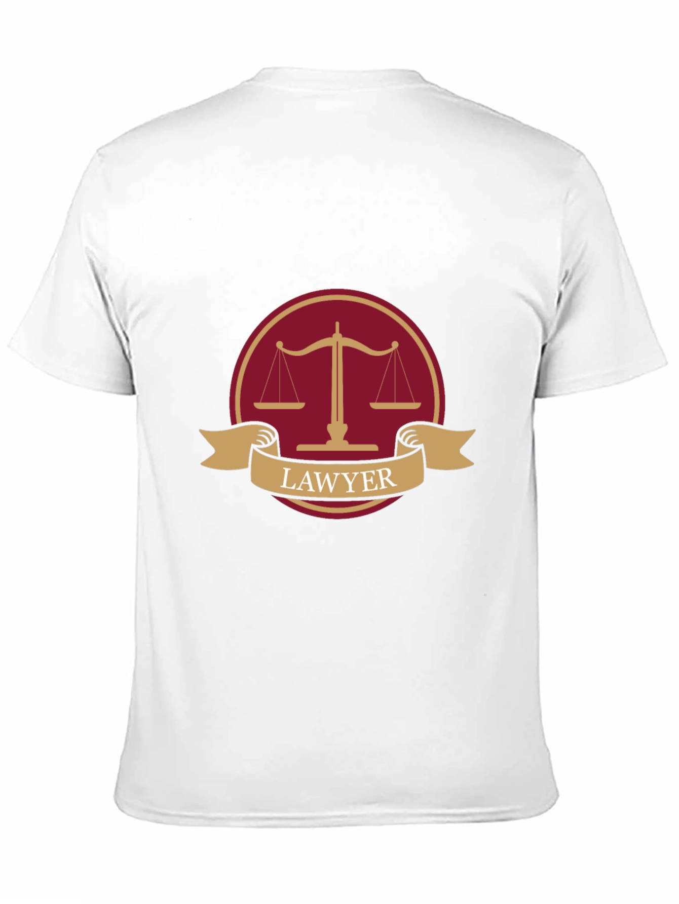 Lawyer Scales of Justice Graphic T-Shirt