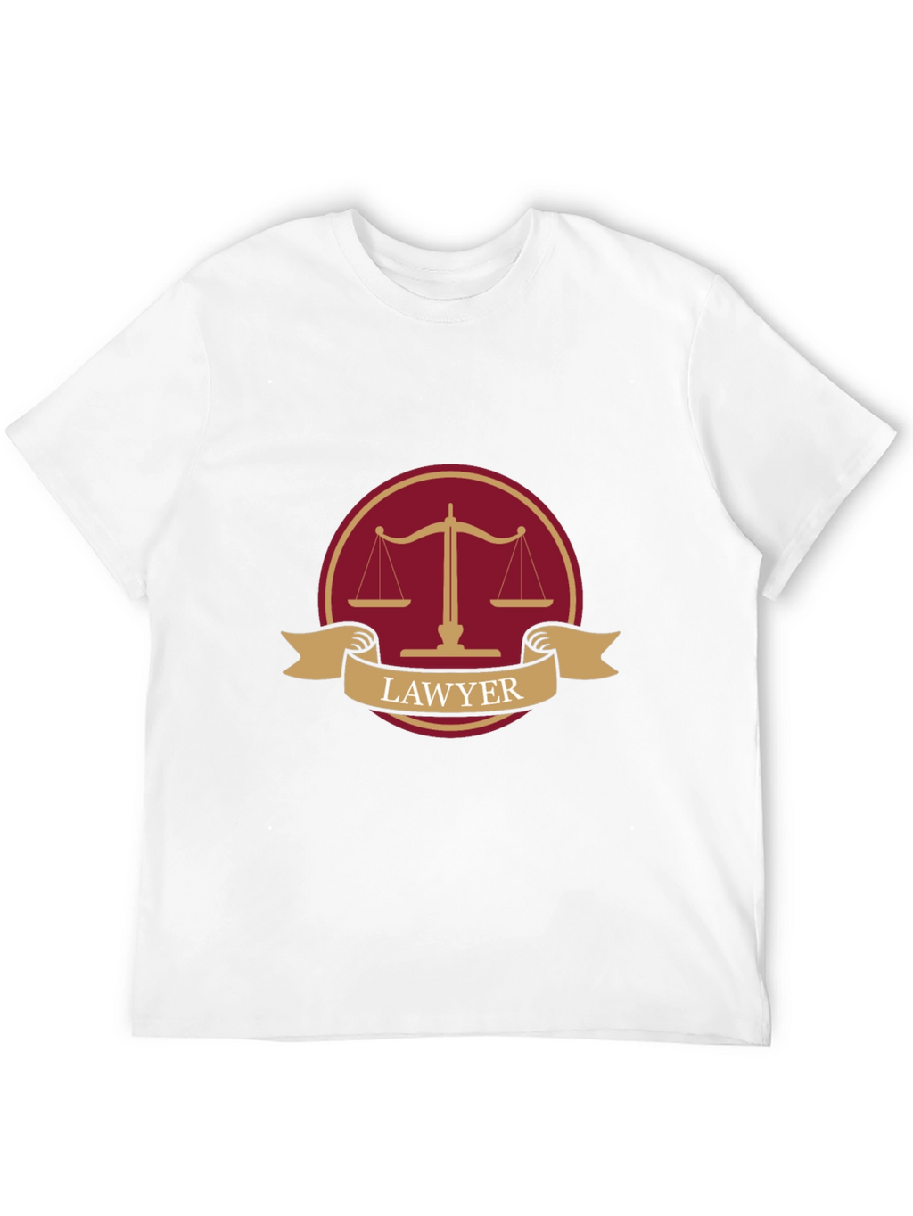 Lawyer Scales of Justice Graphic T-Shirt