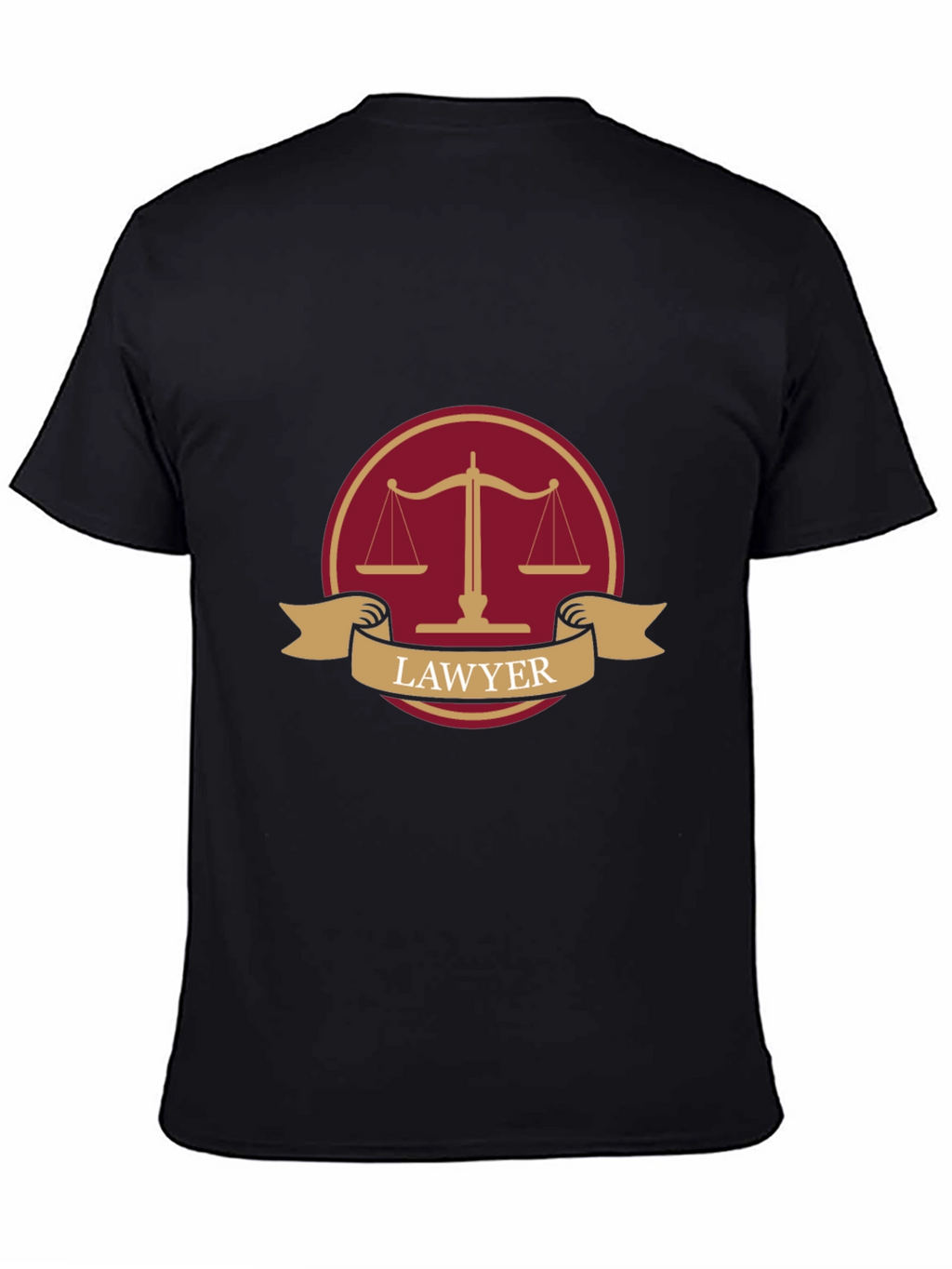 Lawyer Scales of Justice Graphic T-Shirt