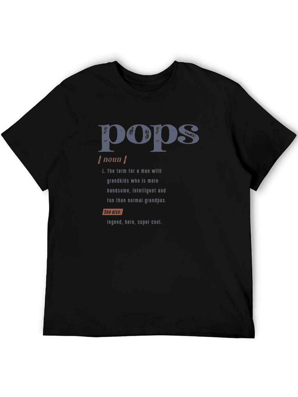 Pops Definition Graphic T-Shirt - Cool Grandfather Tee