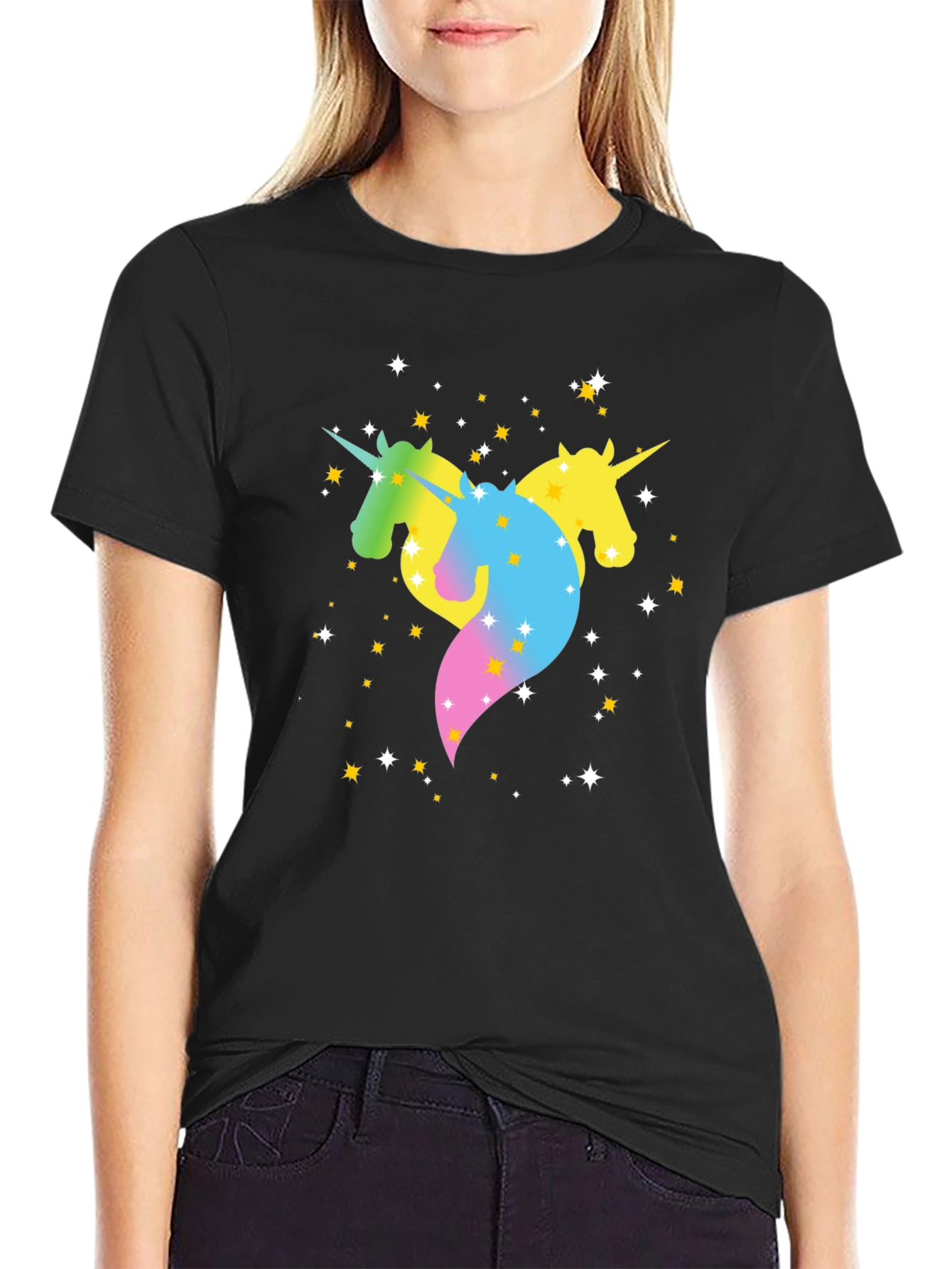 Rainbow Unicorn Graphic Tee