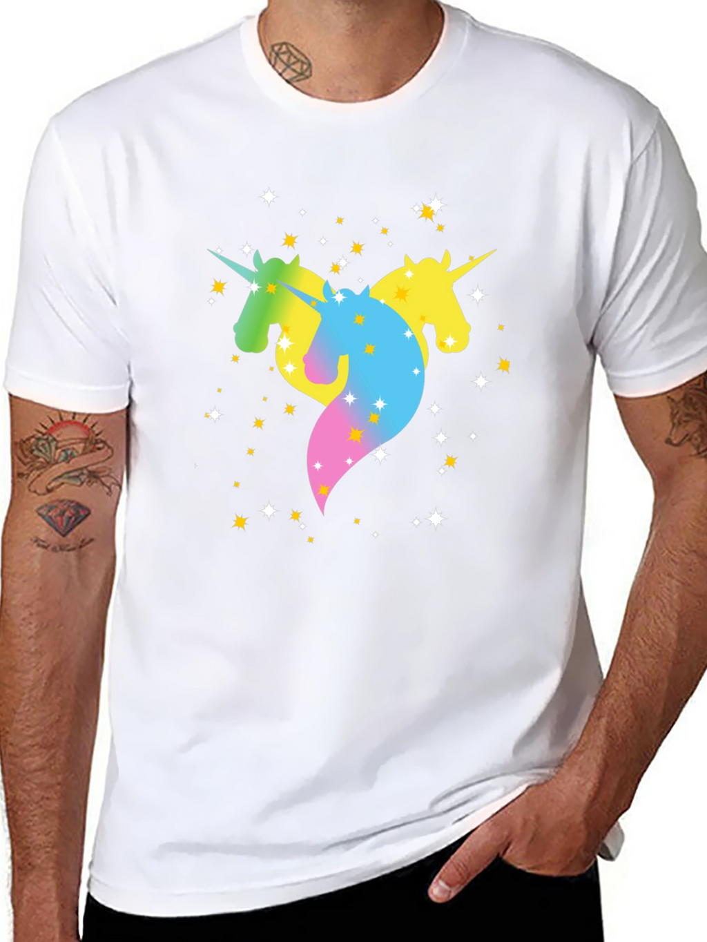 Rainbow Unicorn Graphic Tee
