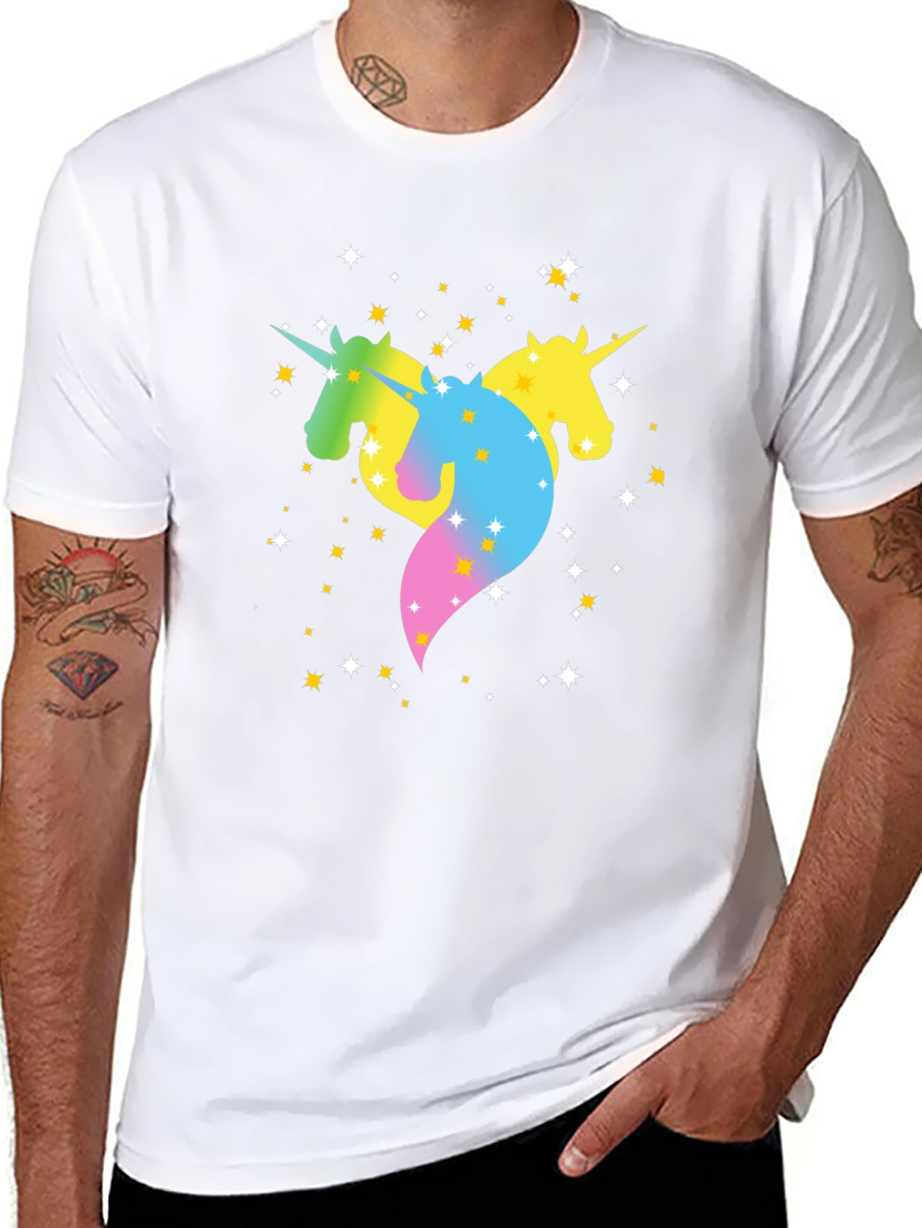Rainbow Unicorn Graphic Tee