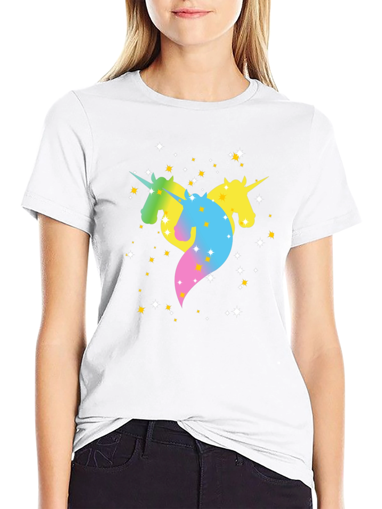 Rainbow Unicorn Graphic Tee