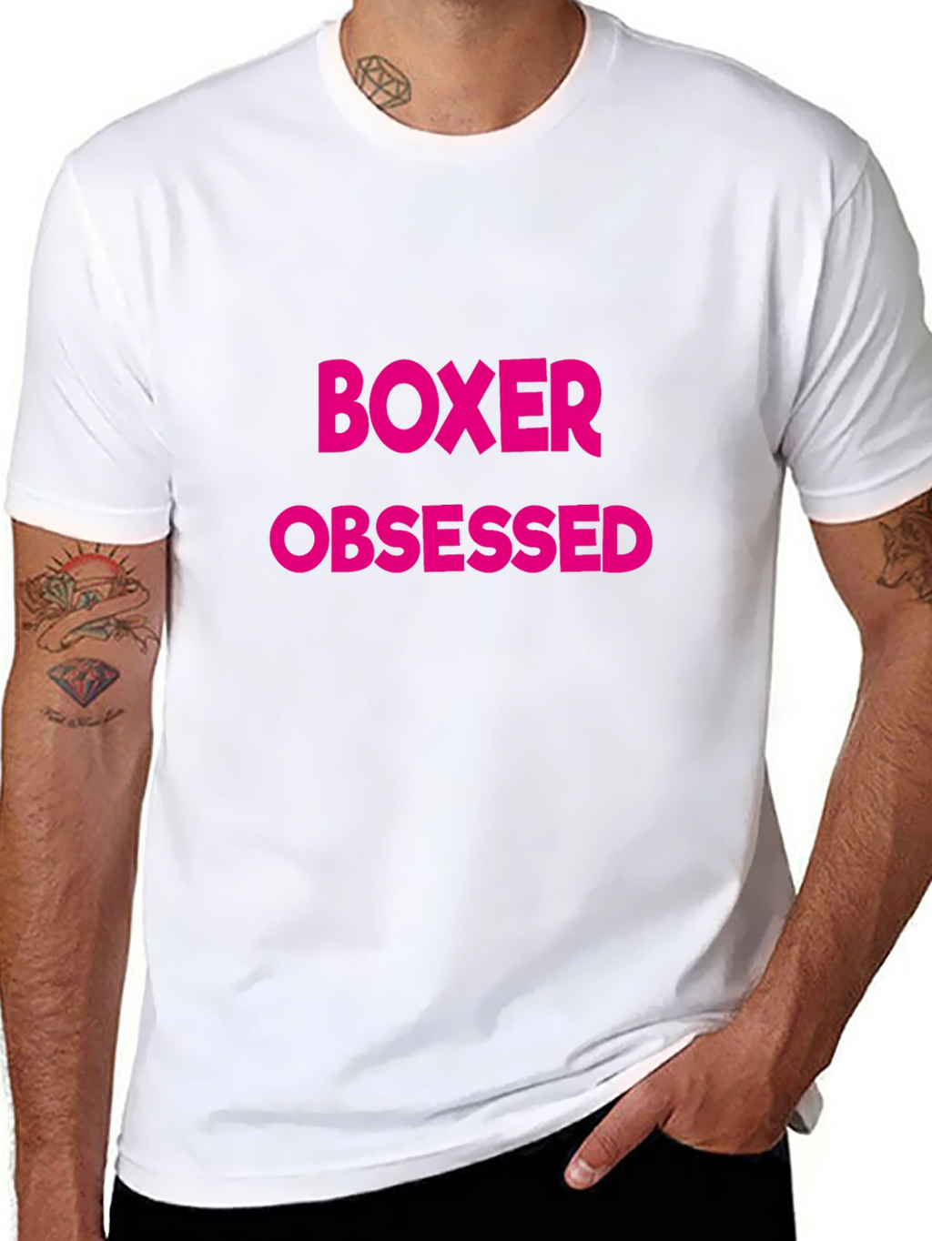 Boxer Obsessed Tee - Dog Lover Apparel