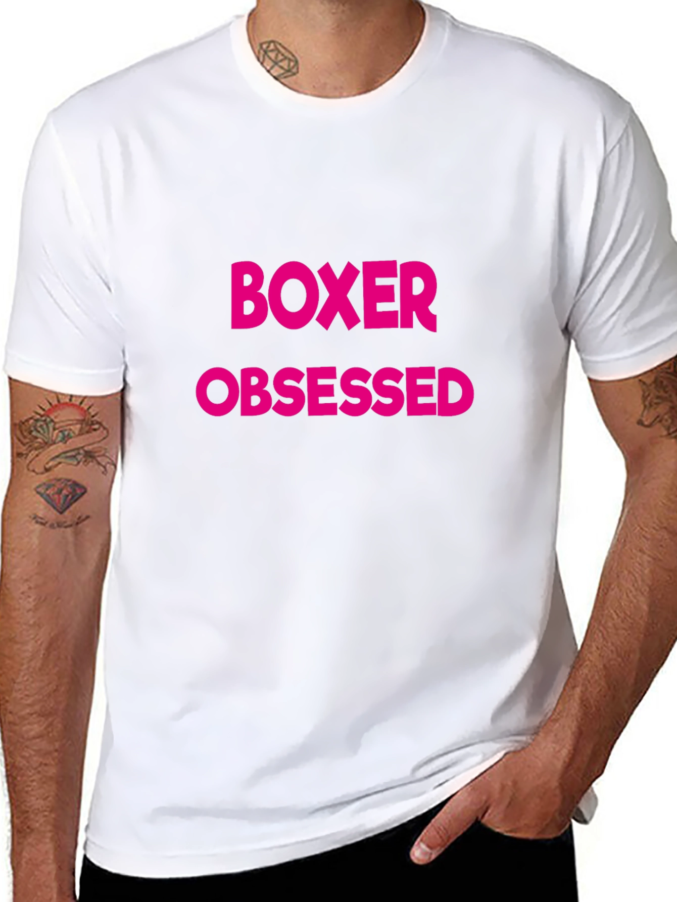 Boxer Obsessed Tee - Dog Lover Apparel