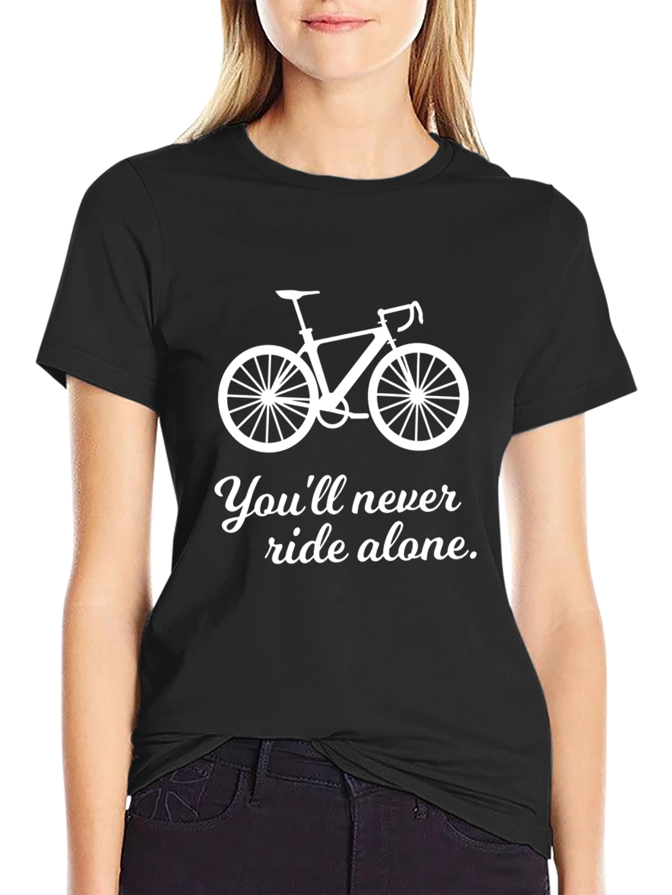 Youll Never Ride Alone Bike T-Shirt