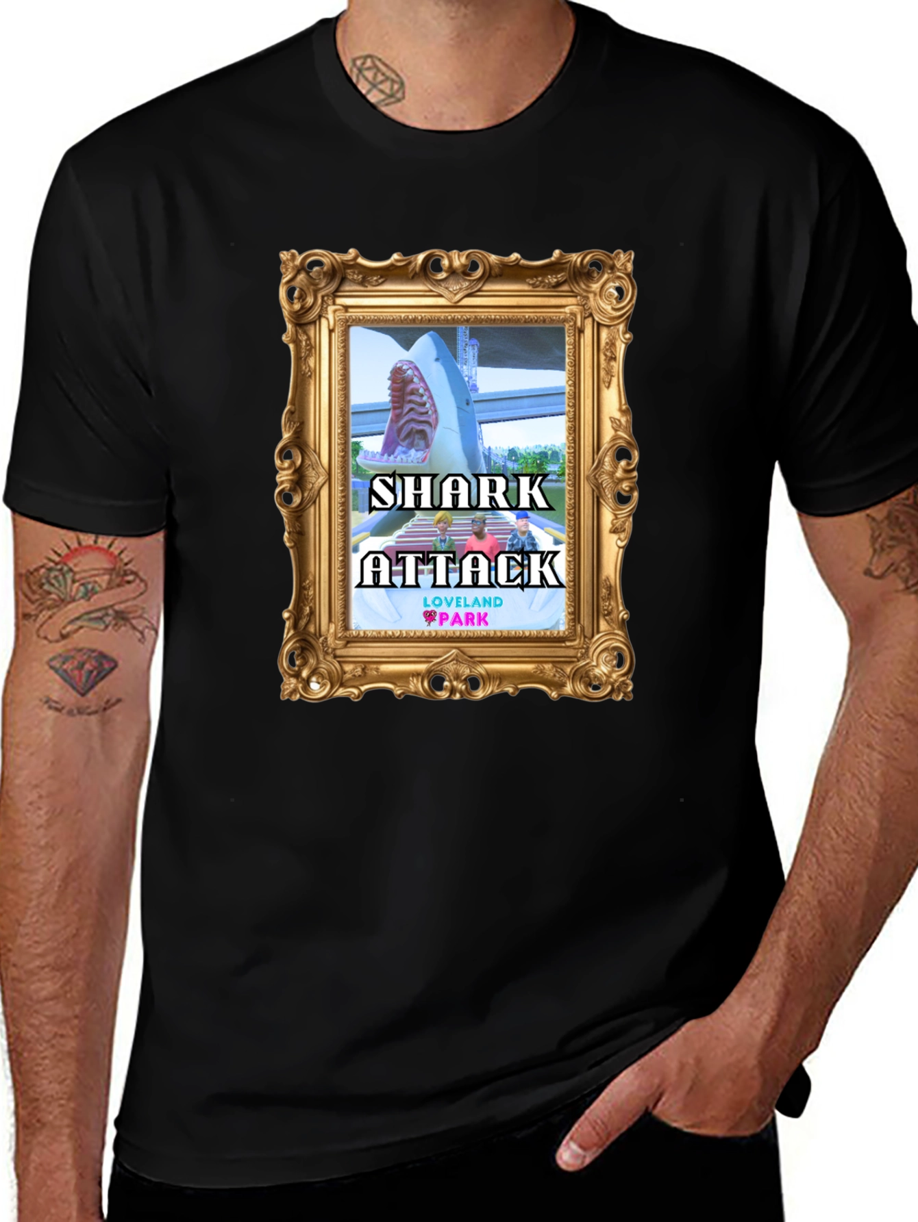 Shark Attack Loveland Park T-Shirt