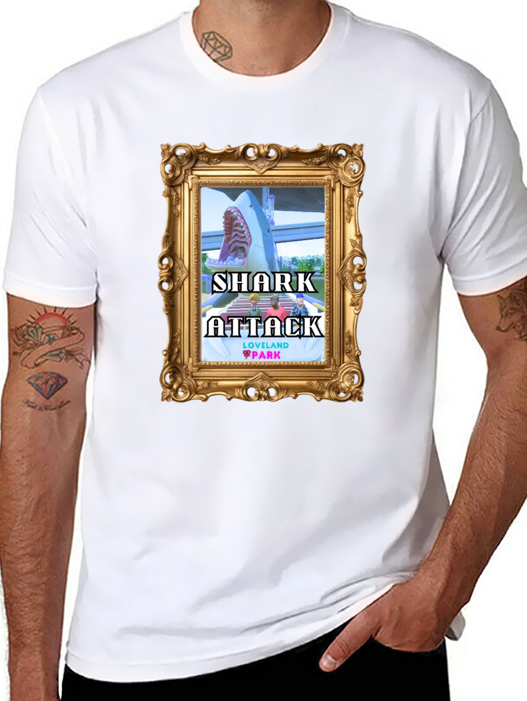 Shark Attack Loveland Park T-Shirt