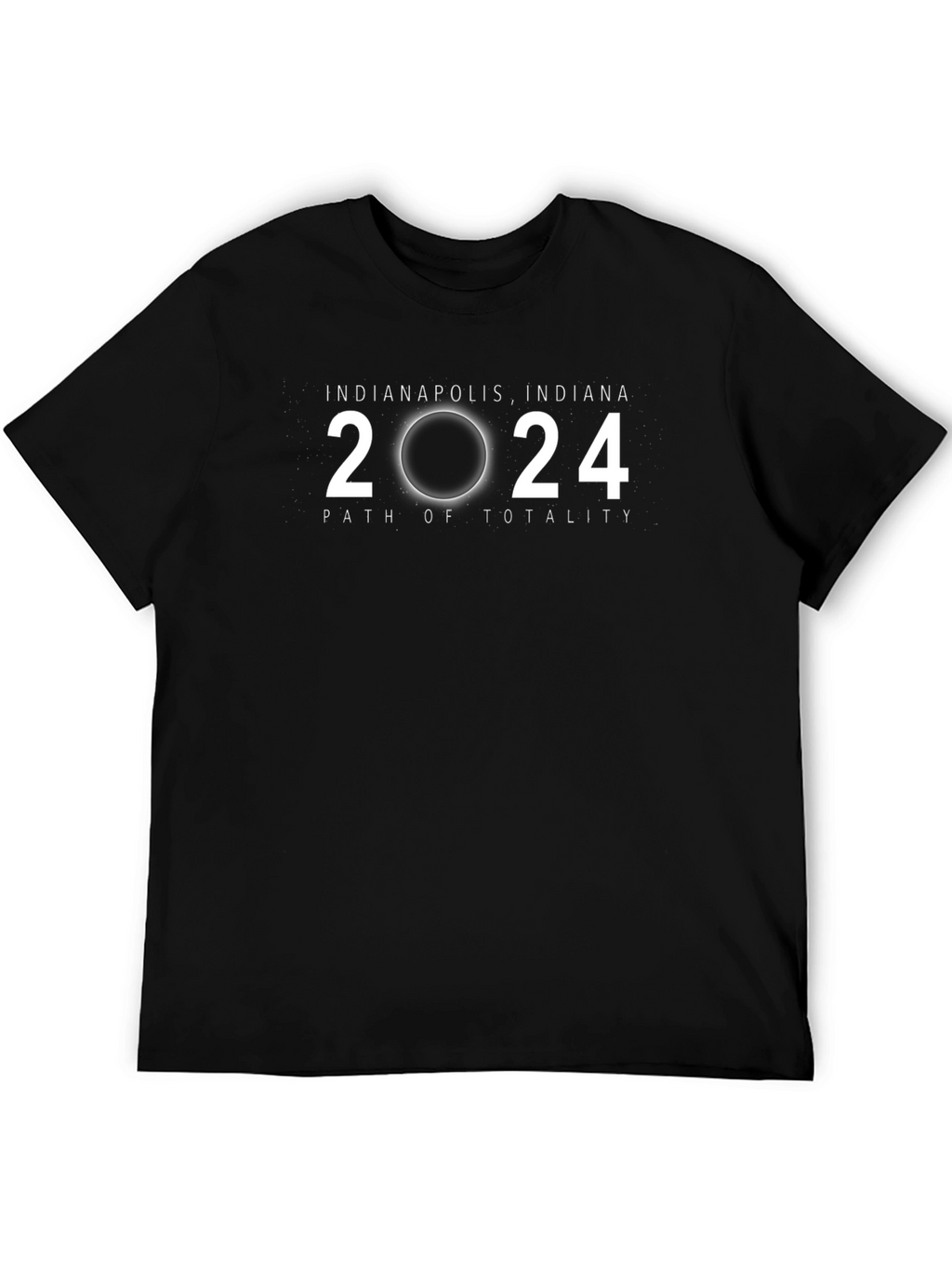 Indianapolis 2024 Path of Totality Eclipse T-Shirt