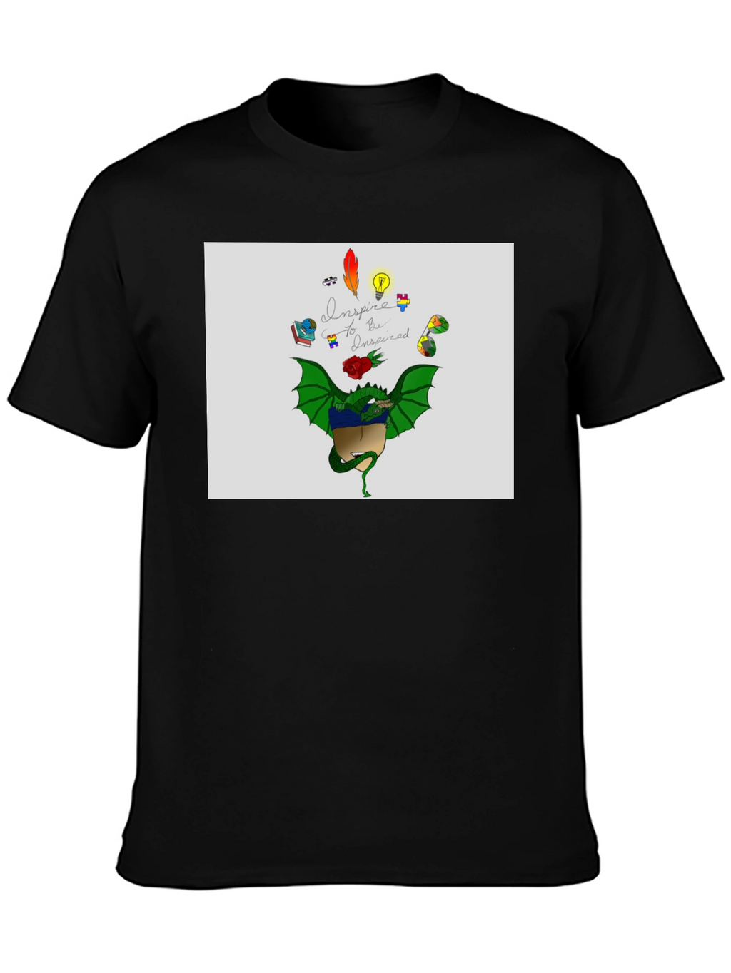 Inspire Dragon Graphic T-Shirt