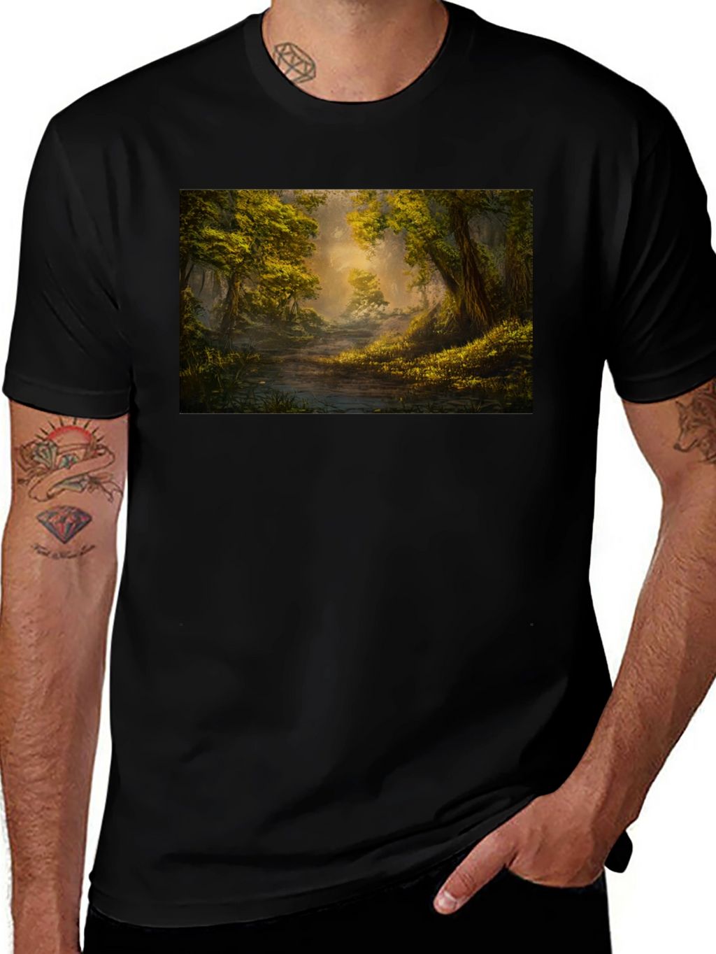 Enchanted Forest T-Shirt - Nature Lover Tee
