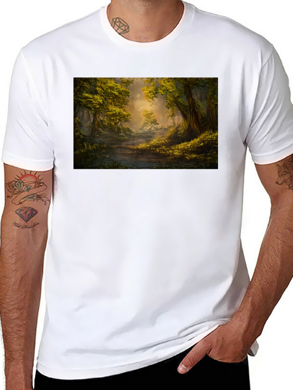 Enchanted Forest T-Shirt - Nature Lover Tee