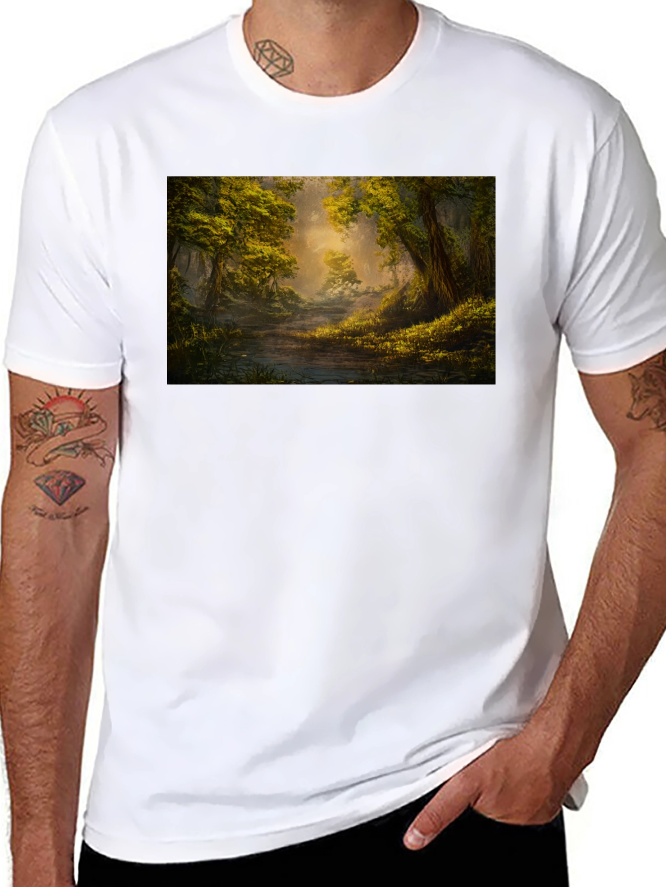 Enchanted Forest T-Shirt - Nature Lover Tee