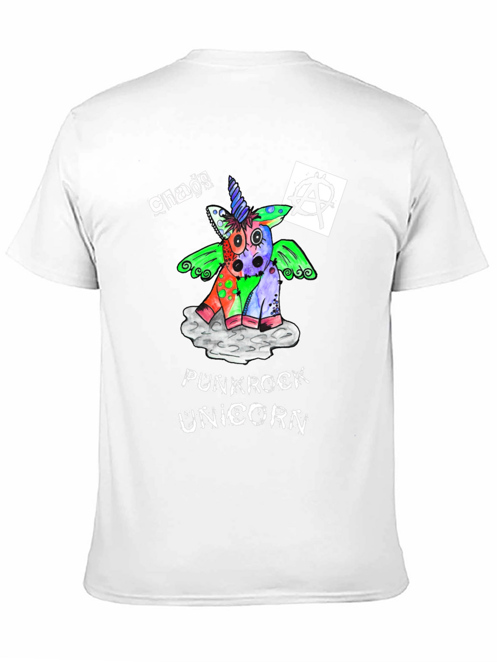 Chaos Punkrock Unicorn Graphic Tee