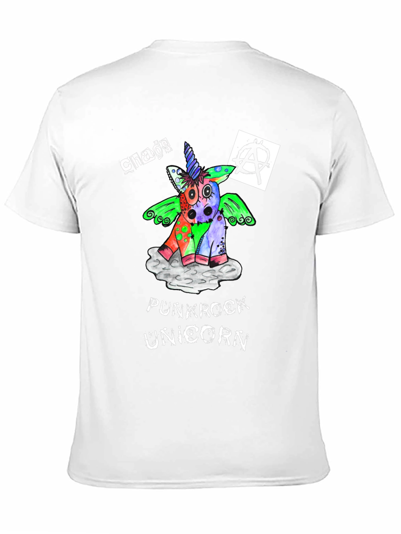 Chaos Punkrock Unicorn Graphic Tee