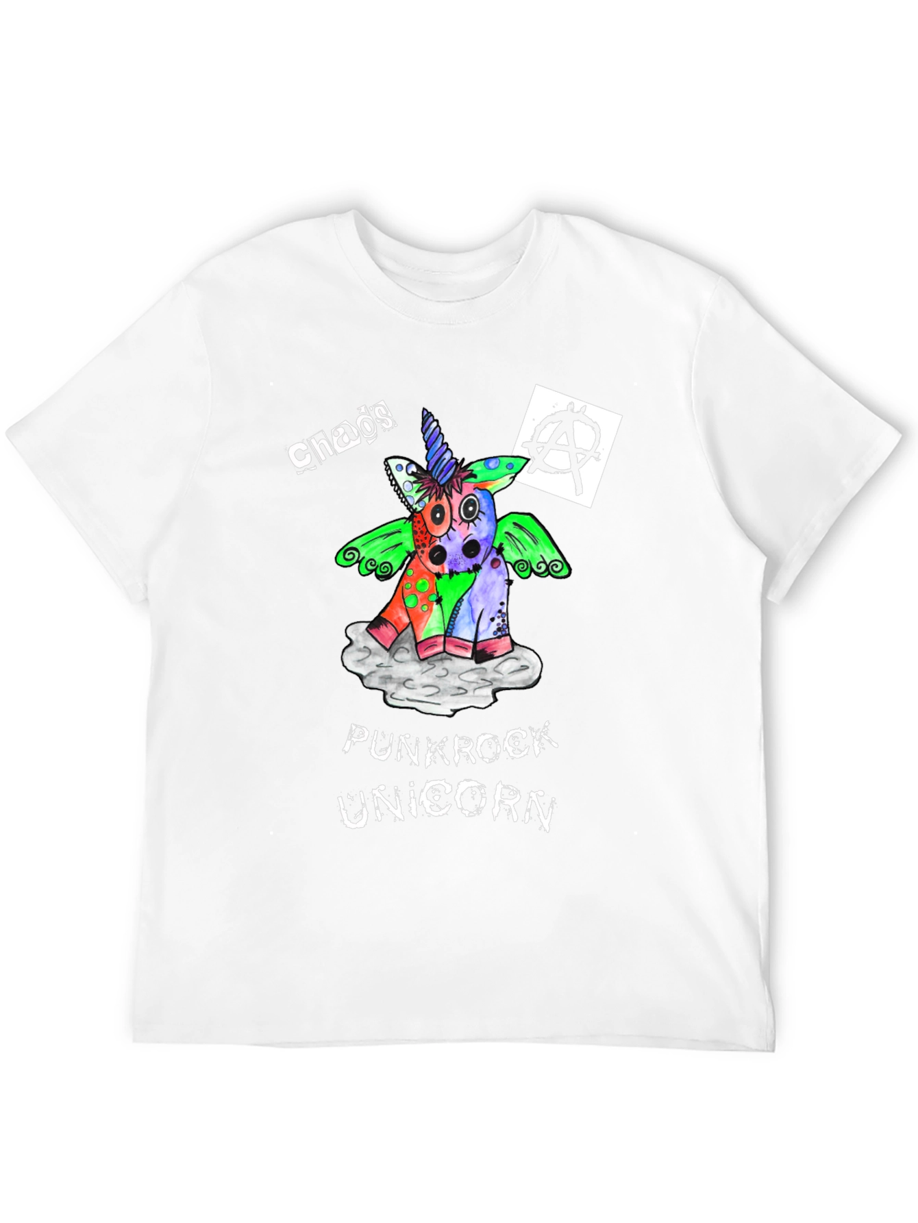 Chaos Punkrock Unicorn Graphic Tee