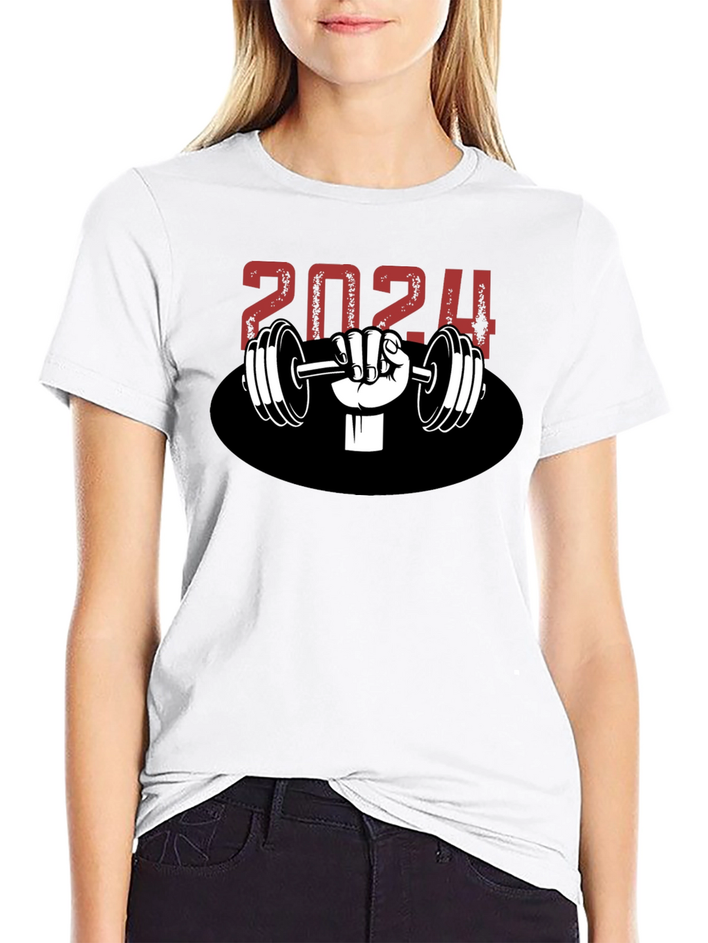 2024 Weightlifting T-Shirt Gym Motivation