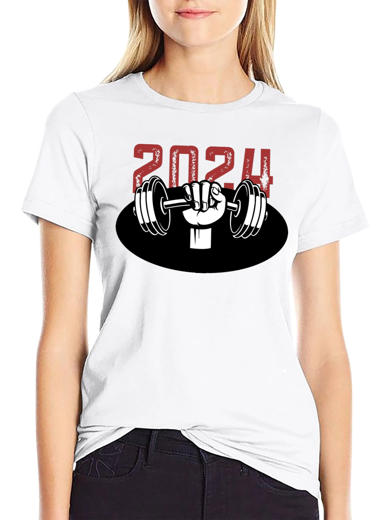 2024 Weightlifting T-Shirt Gym Motivation
