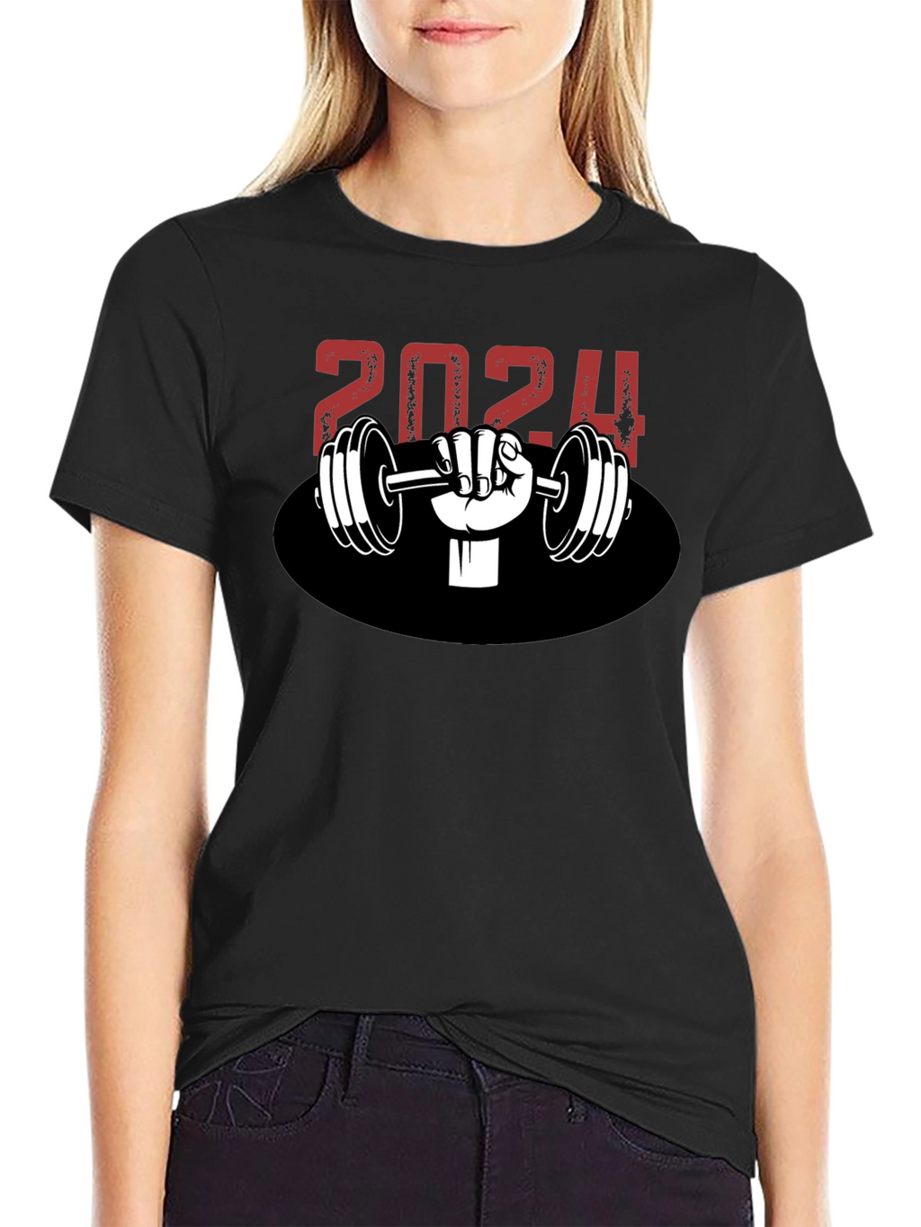 2024 Weightlifting T-Shirt Gym Motivation