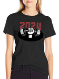 2024 Weightlifting T-Shirt Gym Motivation
