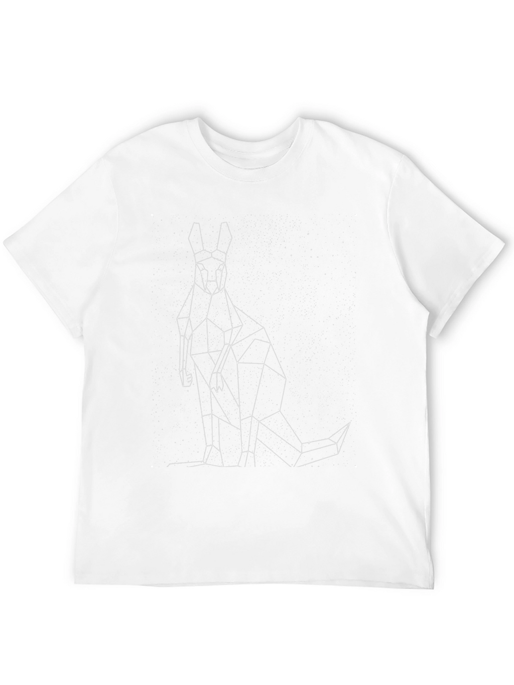 Geometric Kangaroo T-Shirt - Modern Graphic Tee
