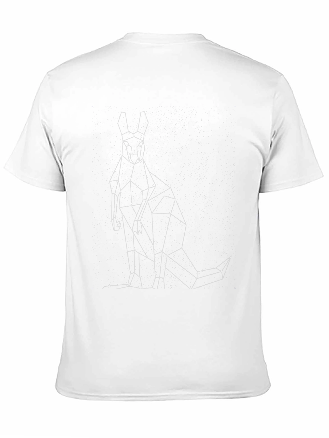 Geometric Kangaroo T-Shirt - Modern Graphic Tee