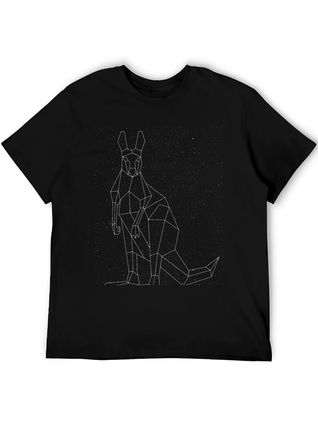Geometric Kangaroo T-Shirt - Modern Graphic Tee
