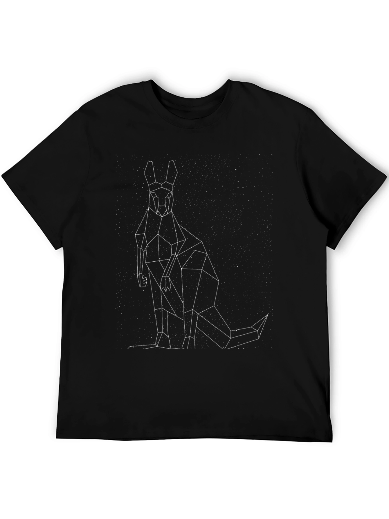 Geometric Kangaroo T-Shirt - Modern Graphic Tee