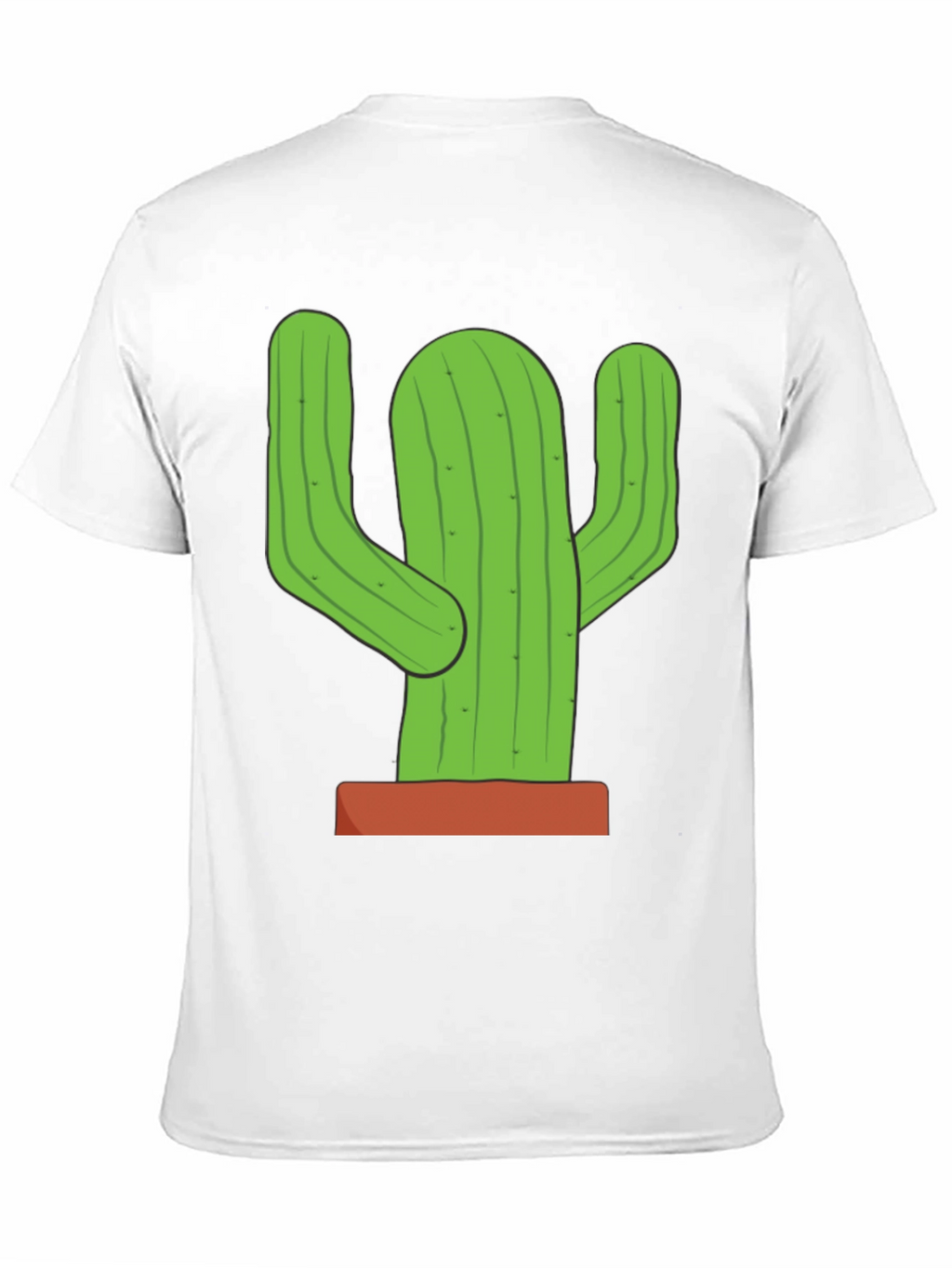 Cactus Graphic T-Shirt - Black Cotton Tee