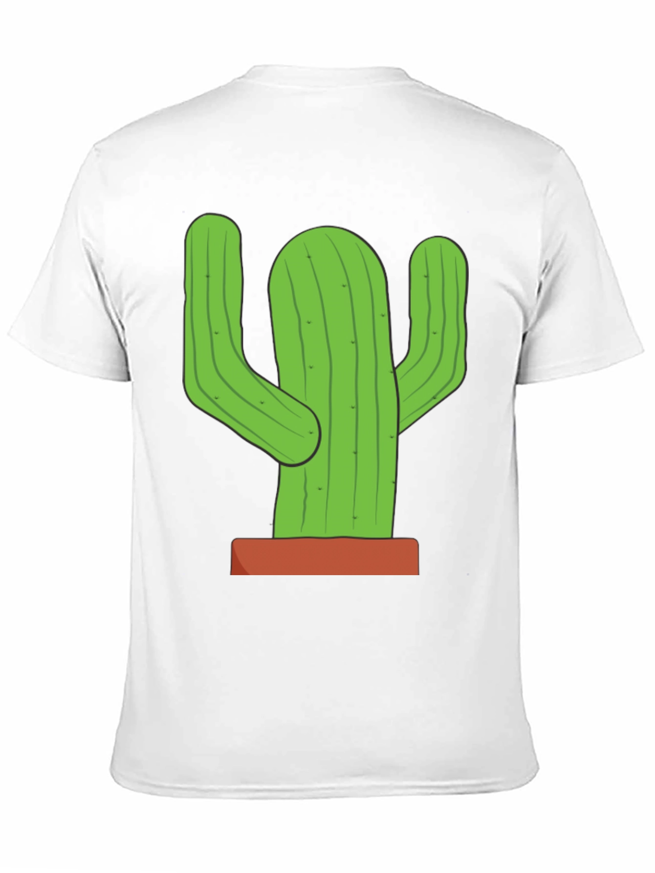 Cactus Graphic T-Shirt - Black Cotton Tee