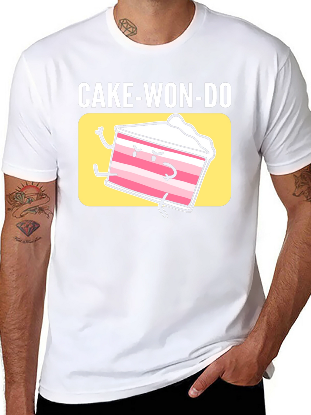 Cake-Won-Do Funny Graphic T-Shirt