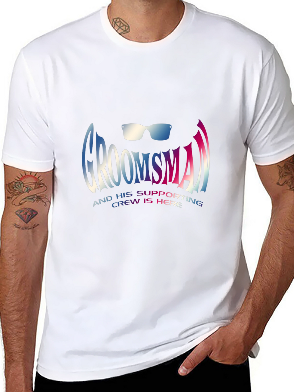 Groomsman Crew Graphic T-Shirt