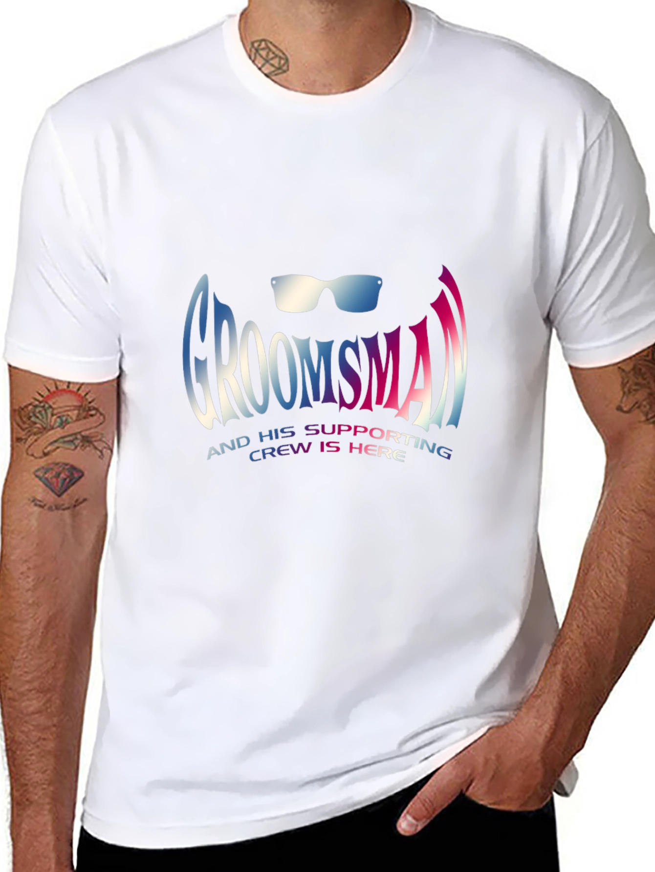 Groomsman Crew Graphic T-Shirt